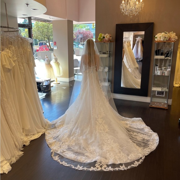 BRAND NEW Calla Blanche wedding gown. - Picture 3 of 10